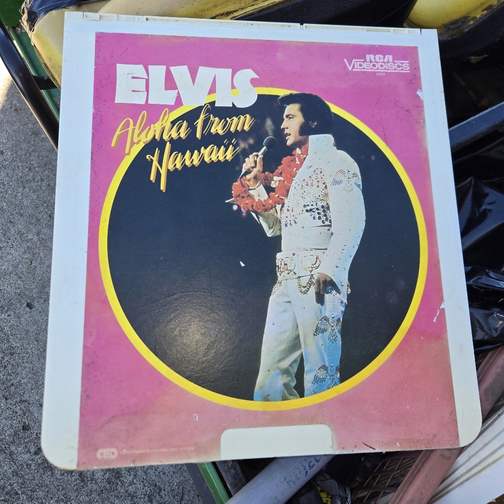 RCA Video Disc: Elvis Aloha from Hawaii UNTESTED‎